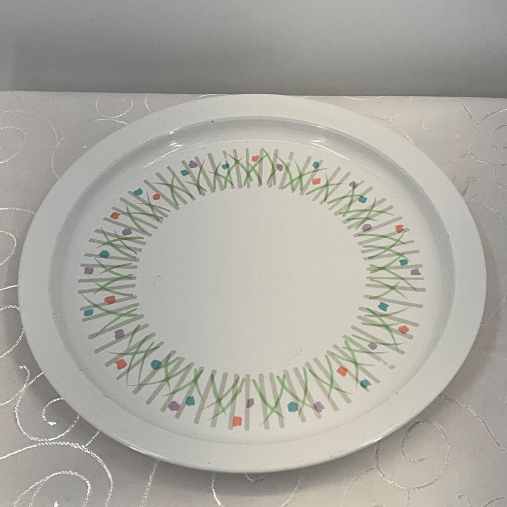 Classic Elegance By Corning Jardin 12" Serving Plate Floral Pattern‎